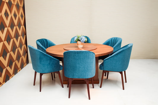 Comedor redondo 6 sillas