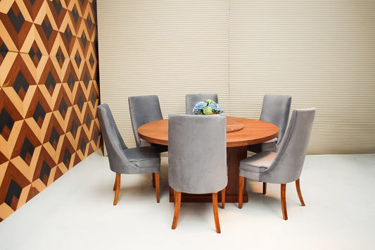 Comedor redondo 6 sillas